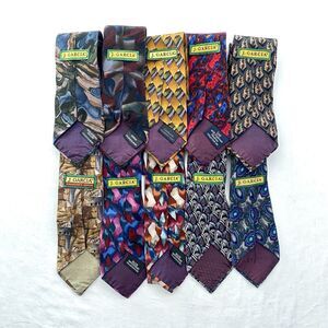 Jerry Garcia Silk Neckties Abstract Design Lot of 10 Silk Ties Grateful Dead
